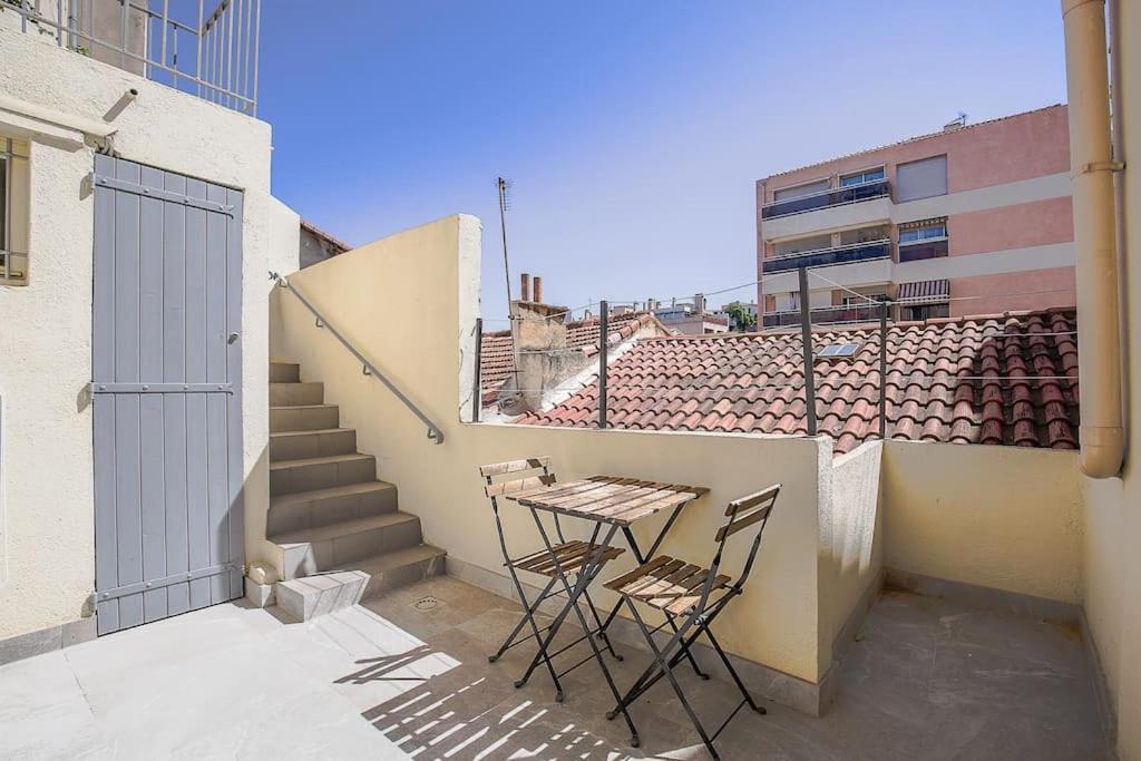 Endoume, Charmant T2 Au Calme, Terrasse, 13007 Marseille Luaran gambar
